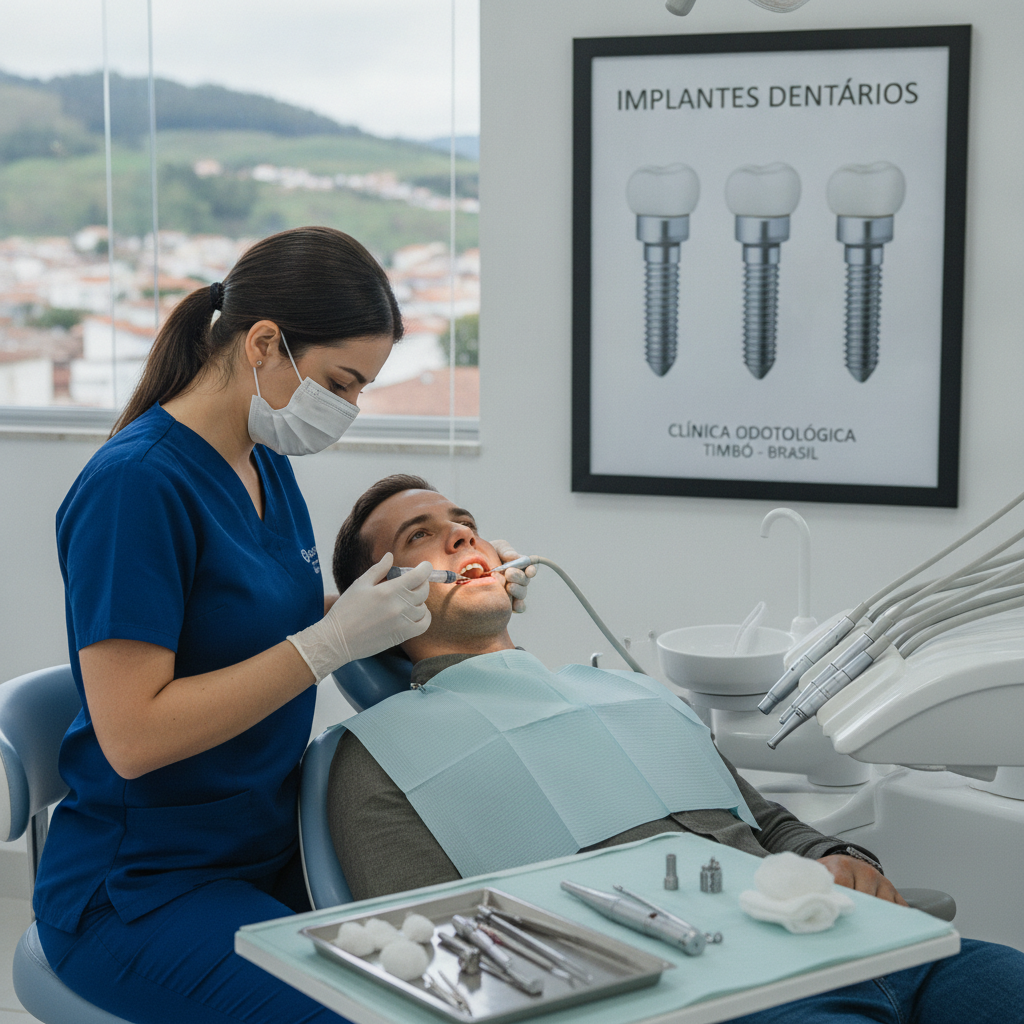 Como é a Anestesia para Implante Dentário em Timbó