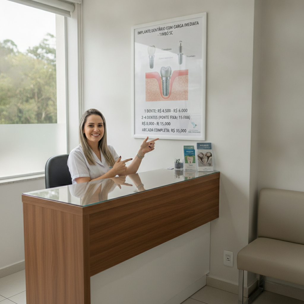 Implante Dentário com Carga Imediata em Timbó SC