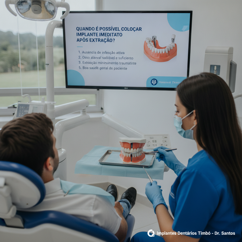 Implante Dentário Imediato Após Extração em Timbó SC