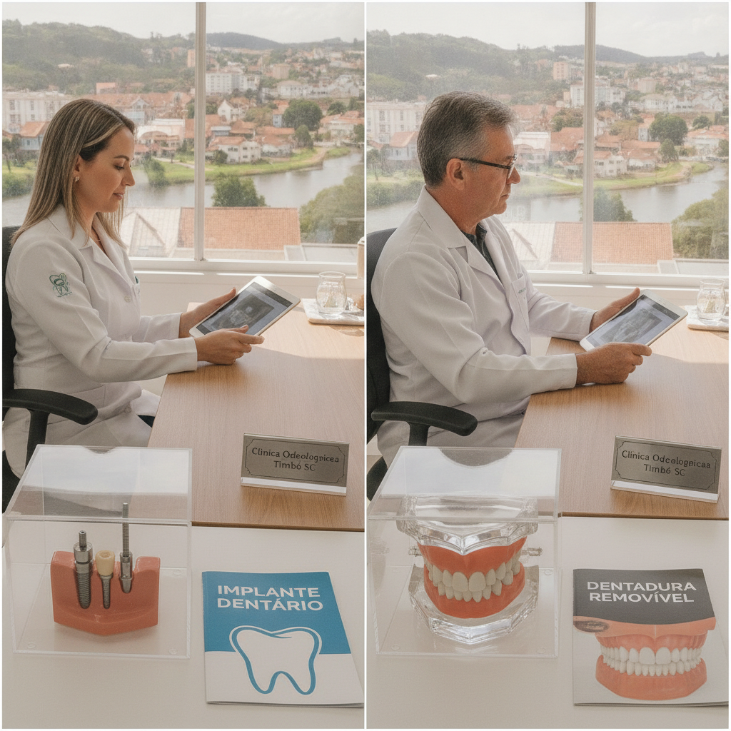 Implante Dentário ou Dentadura: Qual a Melhor Opção em Timbó SC?