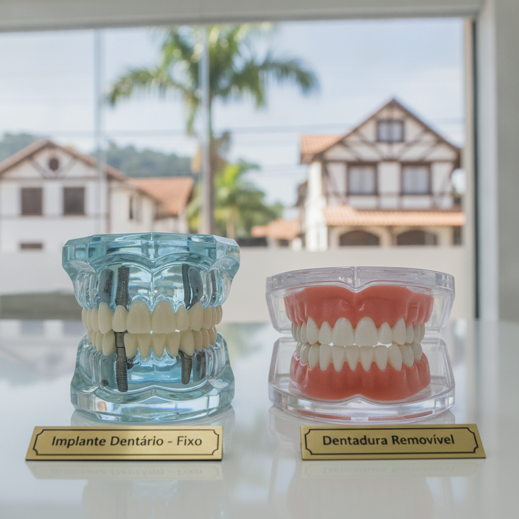 Implante Dentário ou Dentadura: Qual a Melhor Opção em Timbó SC?