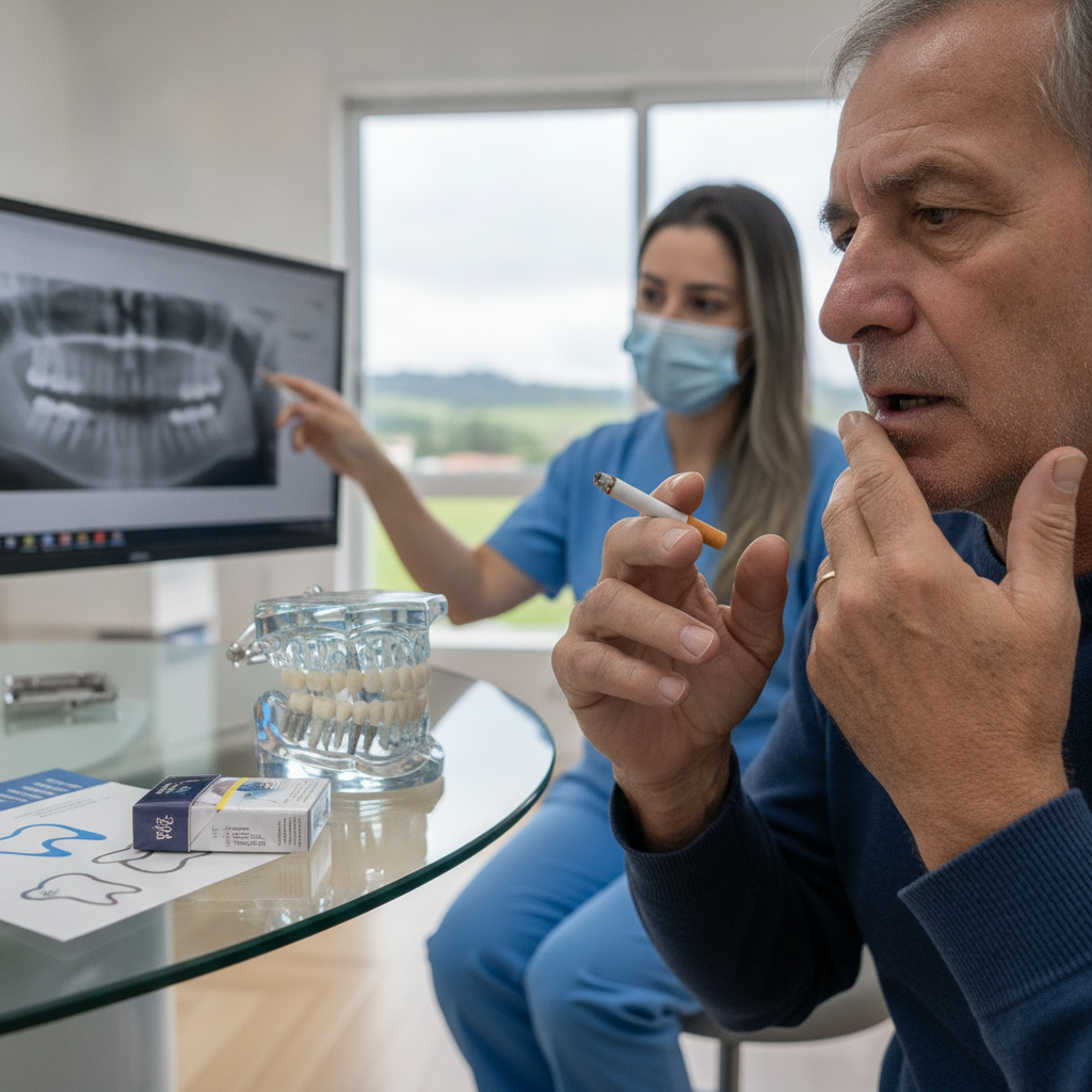 Implante Dentário para Fumantes em Timbó SC: Vale a Pena?