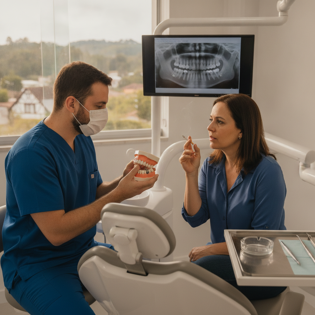 Implante Dentário para Fumantes em Timbó SC: Vale a Pena?