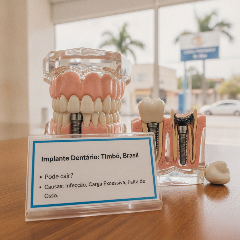 Implante Dentário Pode Cair? Saiba o Que Fazer em Timbó SC