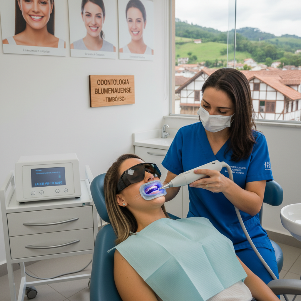 O que é Clareamento Dental a Laser em Timbó | Oral Unic